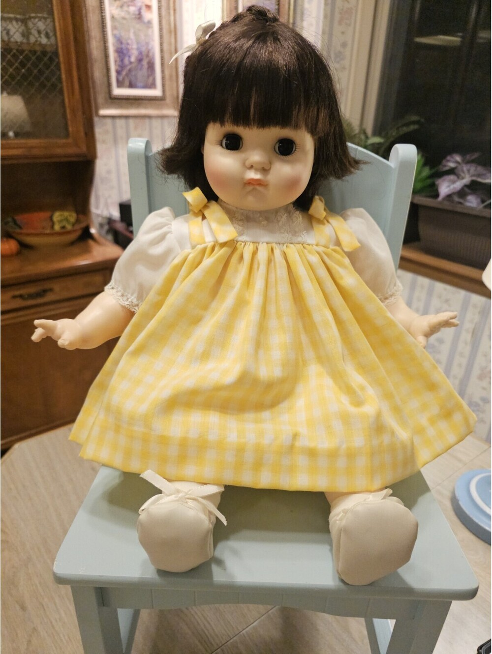 Vintage 1965 Mme Alexander "Puddin'" Baby Doll, Original Outfit,  20"